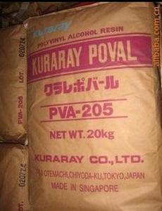 PVA日本可樂麗Kuraray PVA 105	 薄膜; 紡織應(yīng)用; 建筑材料; 涂層應(yīng)用; 粘合劑; 粘合劑; 紙張涂料